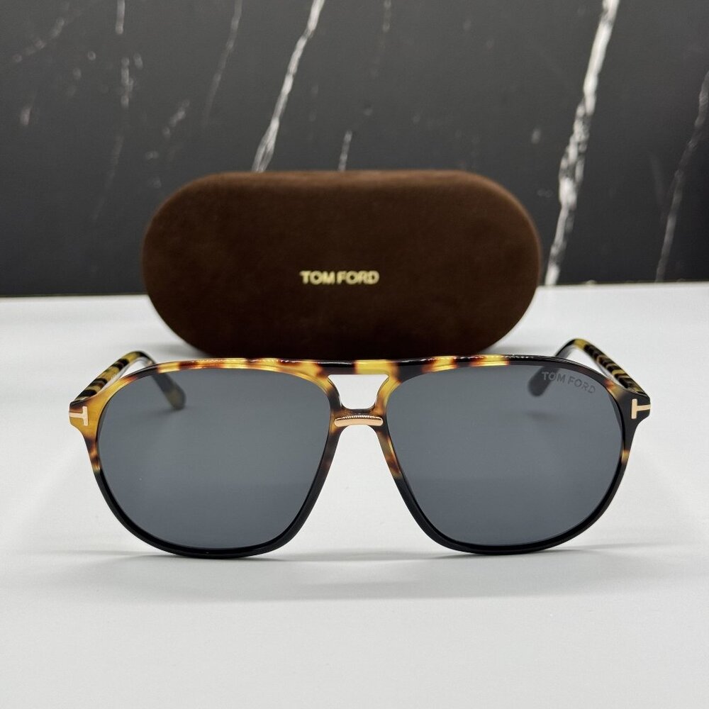 NEW TOM FORD BRUCE TF1026 05A HAVANA MEN SUNGLASSES TOM FORD FT1026 05A